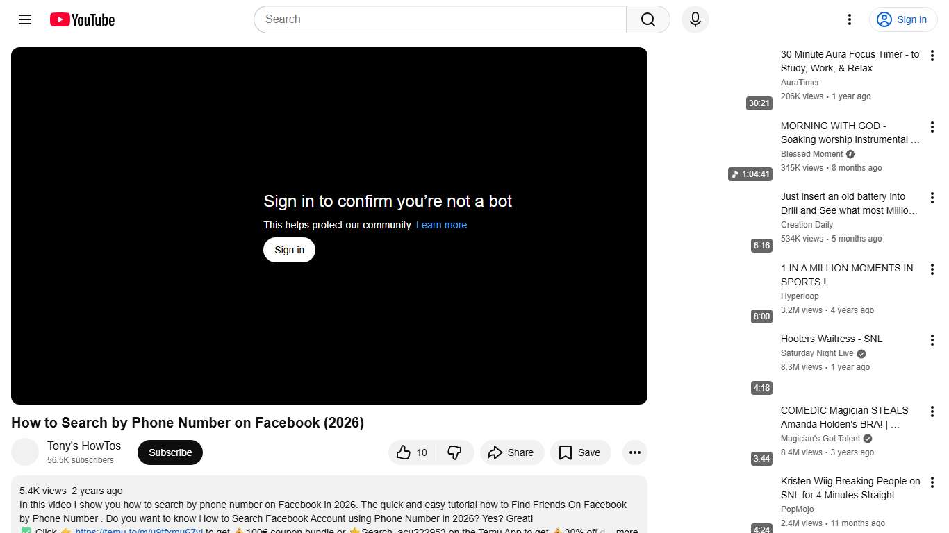 How to Search by Phone Number on Facebook (2026) - YouTube